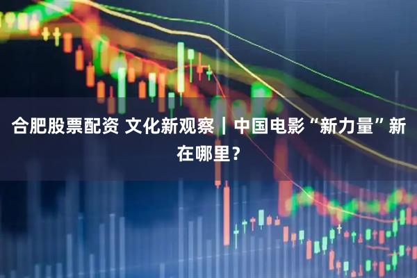 合肥股票配资 文化新观察｜中国电影“新力量”新在哪里？