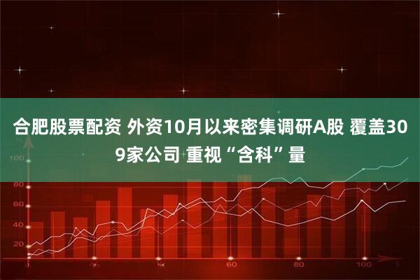 合肥股票配资 外资10月以来密集调研A股 覆盖309家公司 重视“含科”量